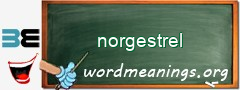 WordMeaning blackboard for norgestrel